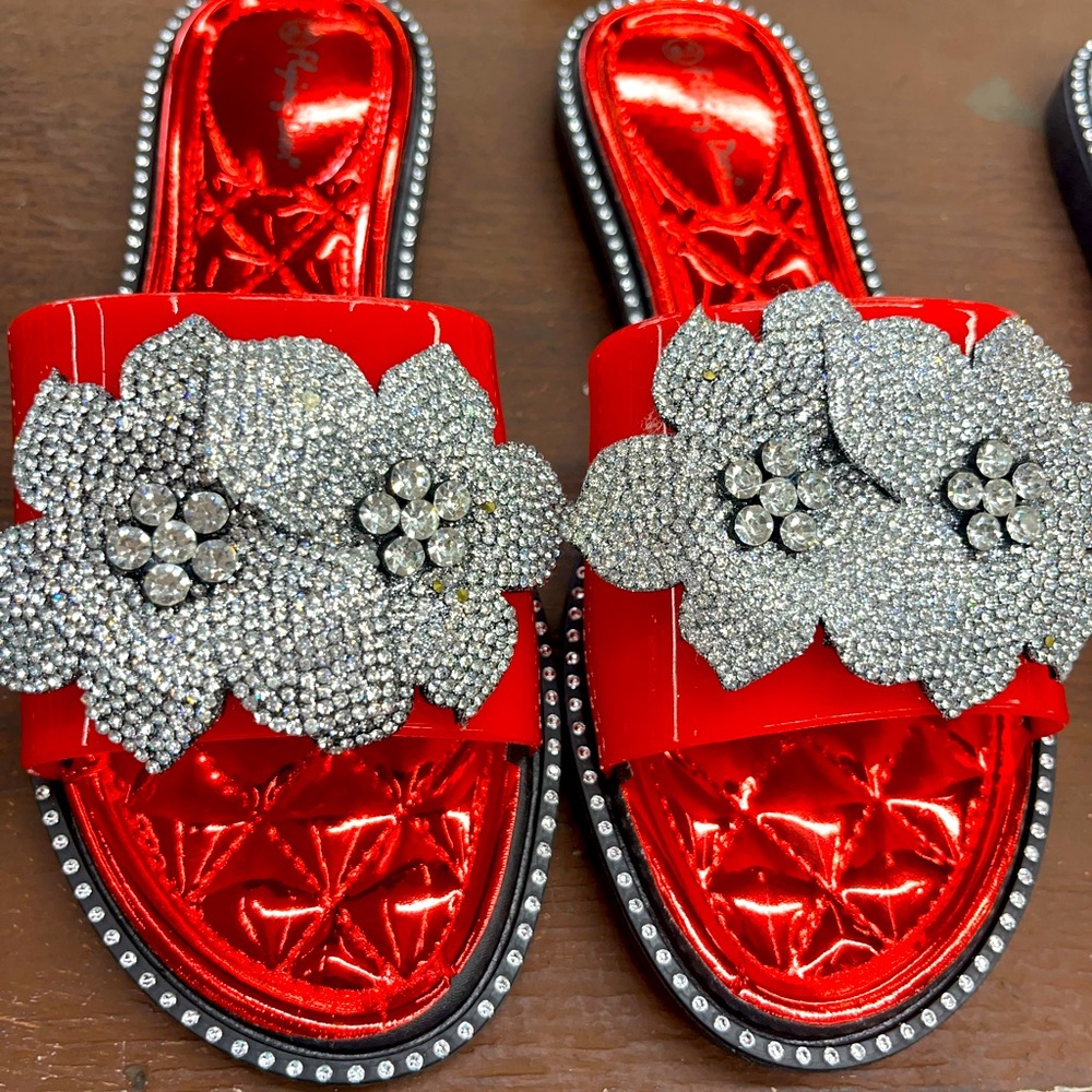 Red Rose Sandals